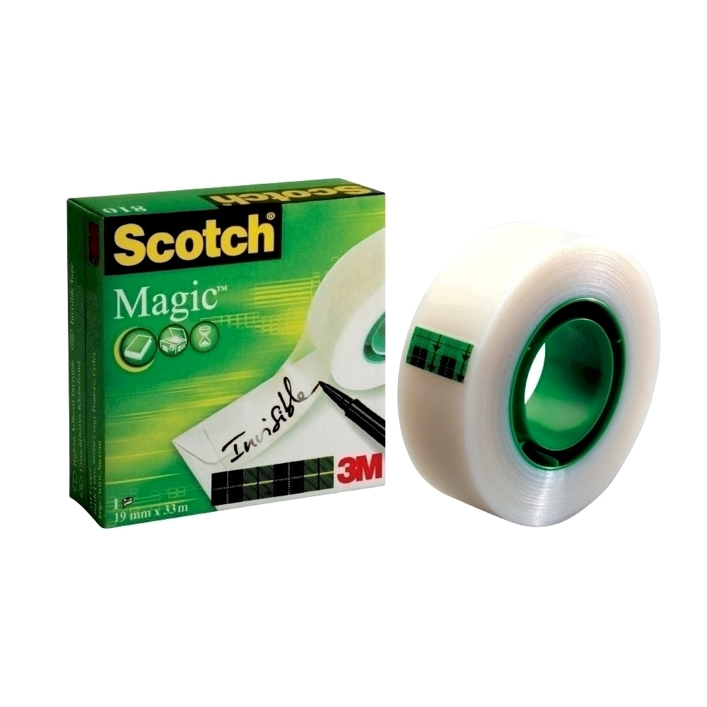 Banda adeziva Scotch Magic, 19 mm x 33 m Banda adeziva Scotch Magic, 19 mm x 33 m